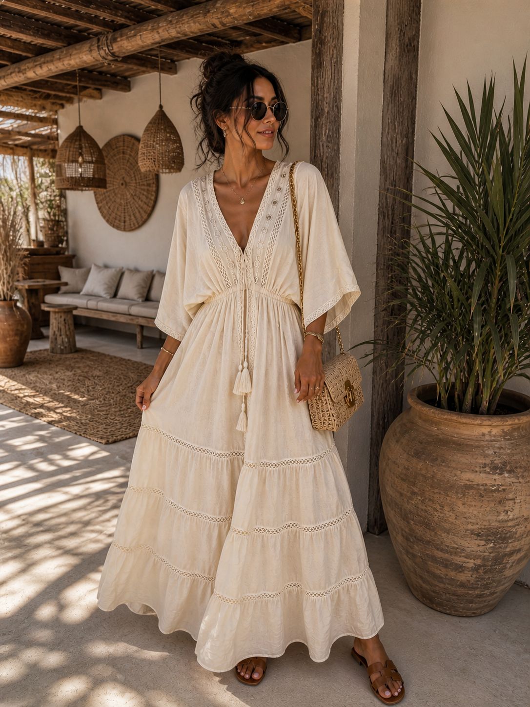 Nude dress