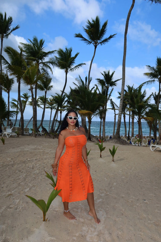 Orange coverup