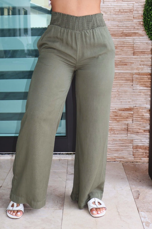 Olive pants