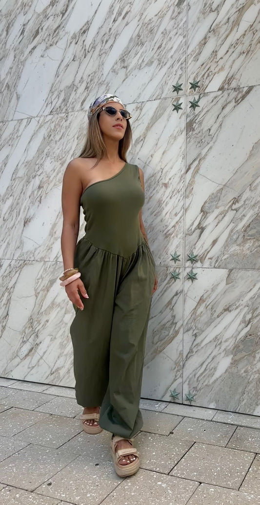 Olive jumpsuit