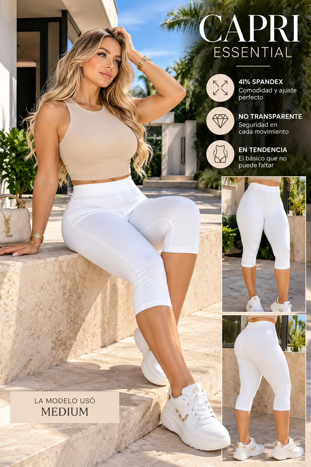 White capri