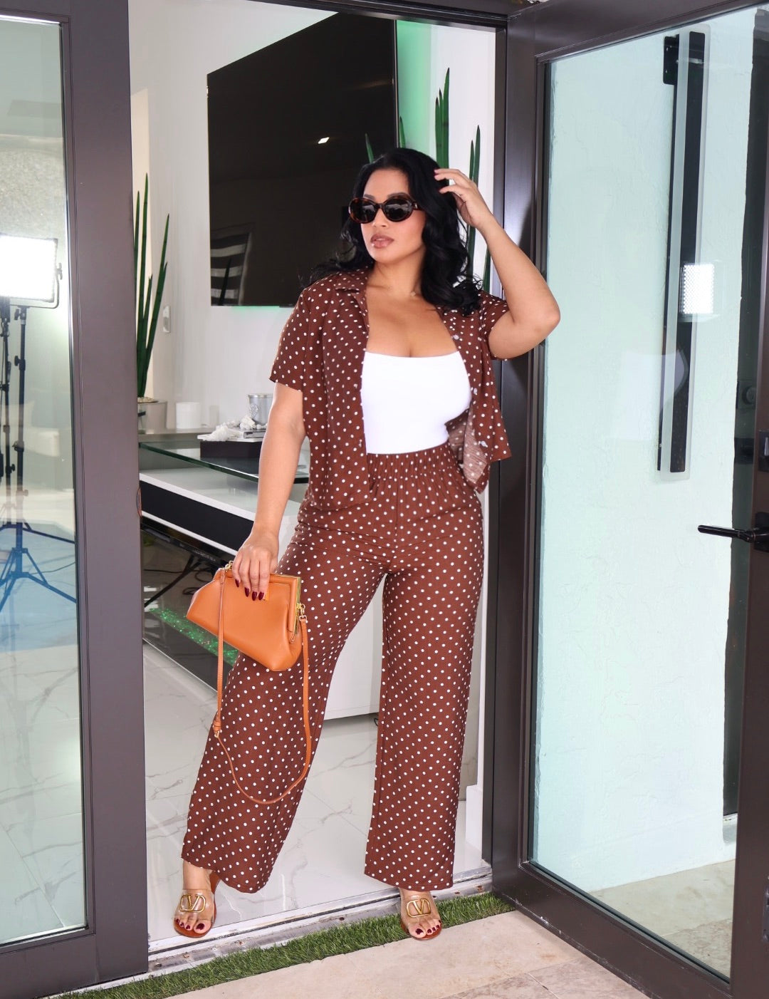 Polka dot set