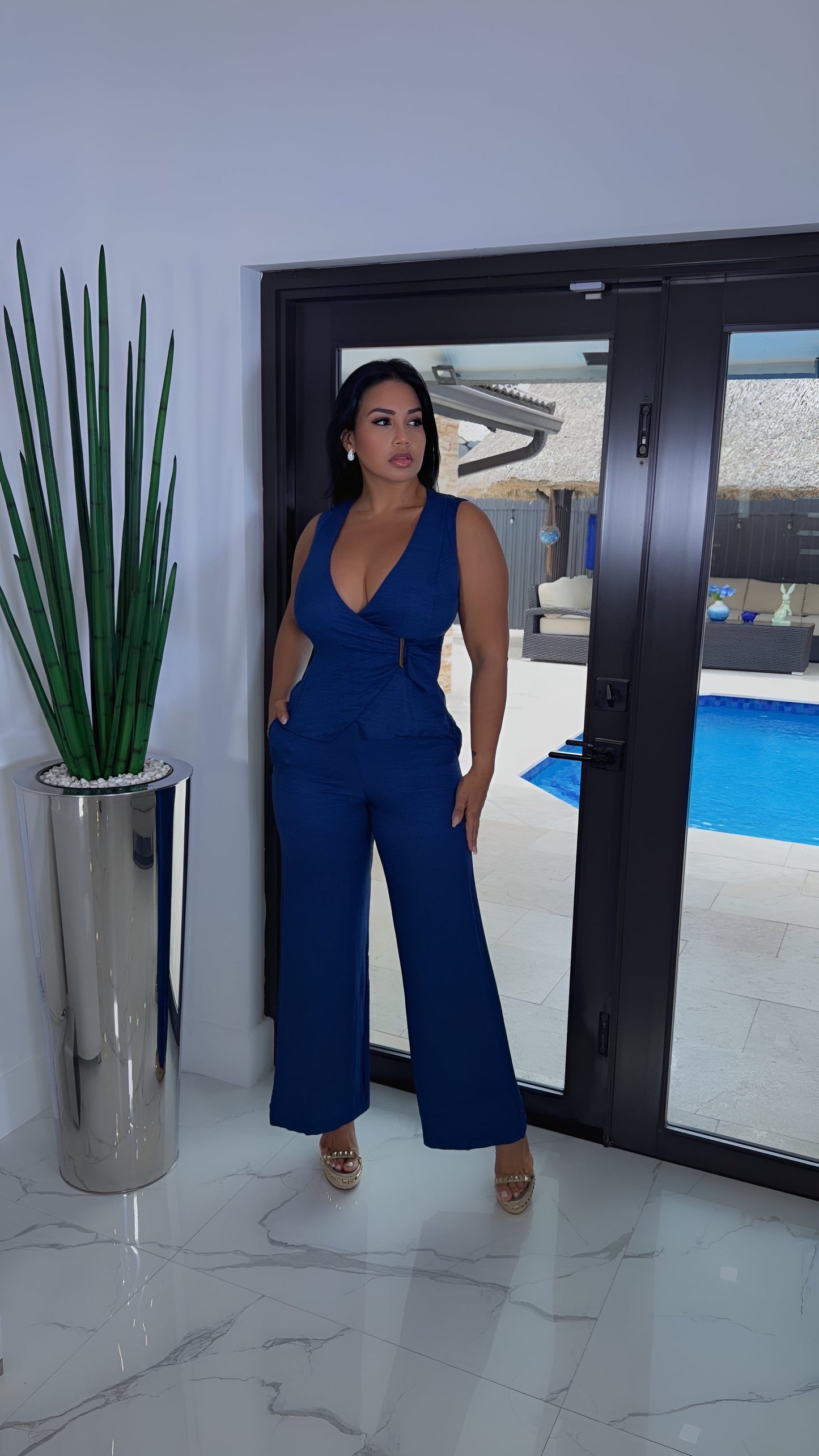 Azul marino set