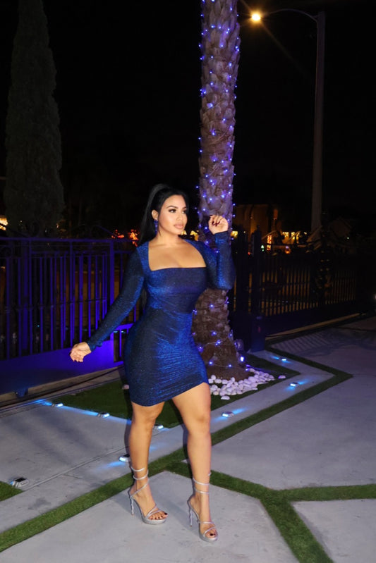 Royal blue dress